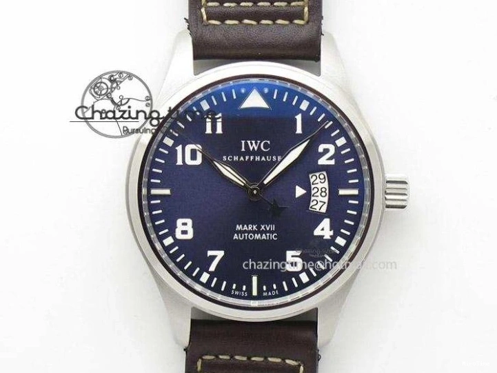 MIROTIME 0104 Supportive Big Pilot Real PR IW502003 Real Ceramic ZF 1:1 Best Edition On Black Calfskin Strap A51111 V 7238